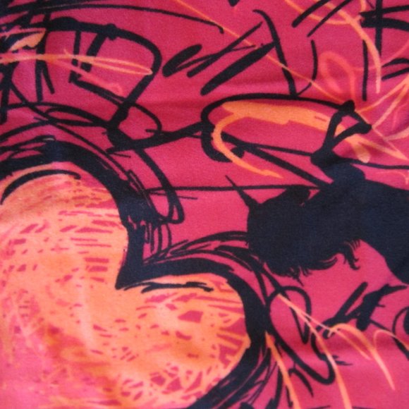 🦄 LuLaRoe Graffiti Scribble Heart & Unicorns RARE - Picture 2 of 3